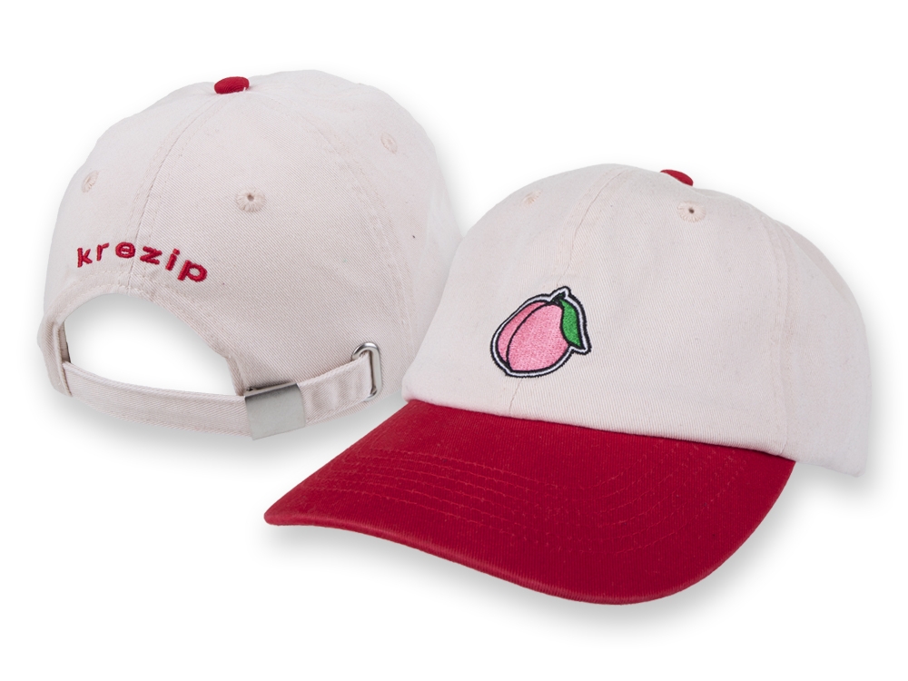 Duo Tone Cap Red & Cream