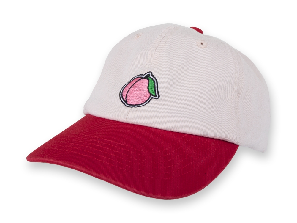 Duo Tone Cap Red & Cream