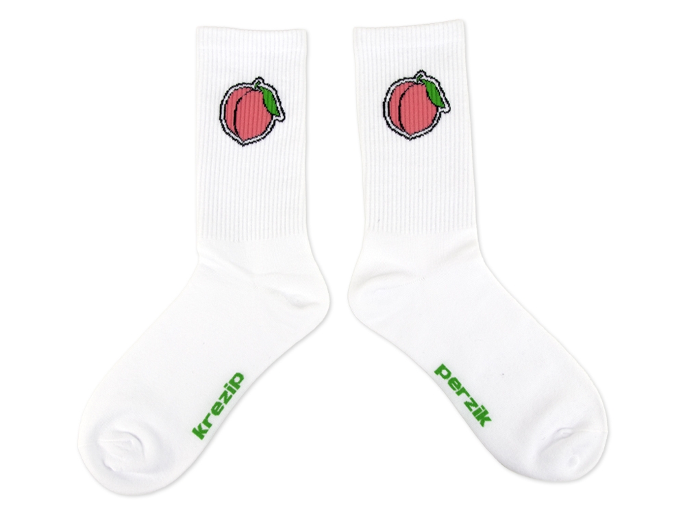 Perzik Socks White
